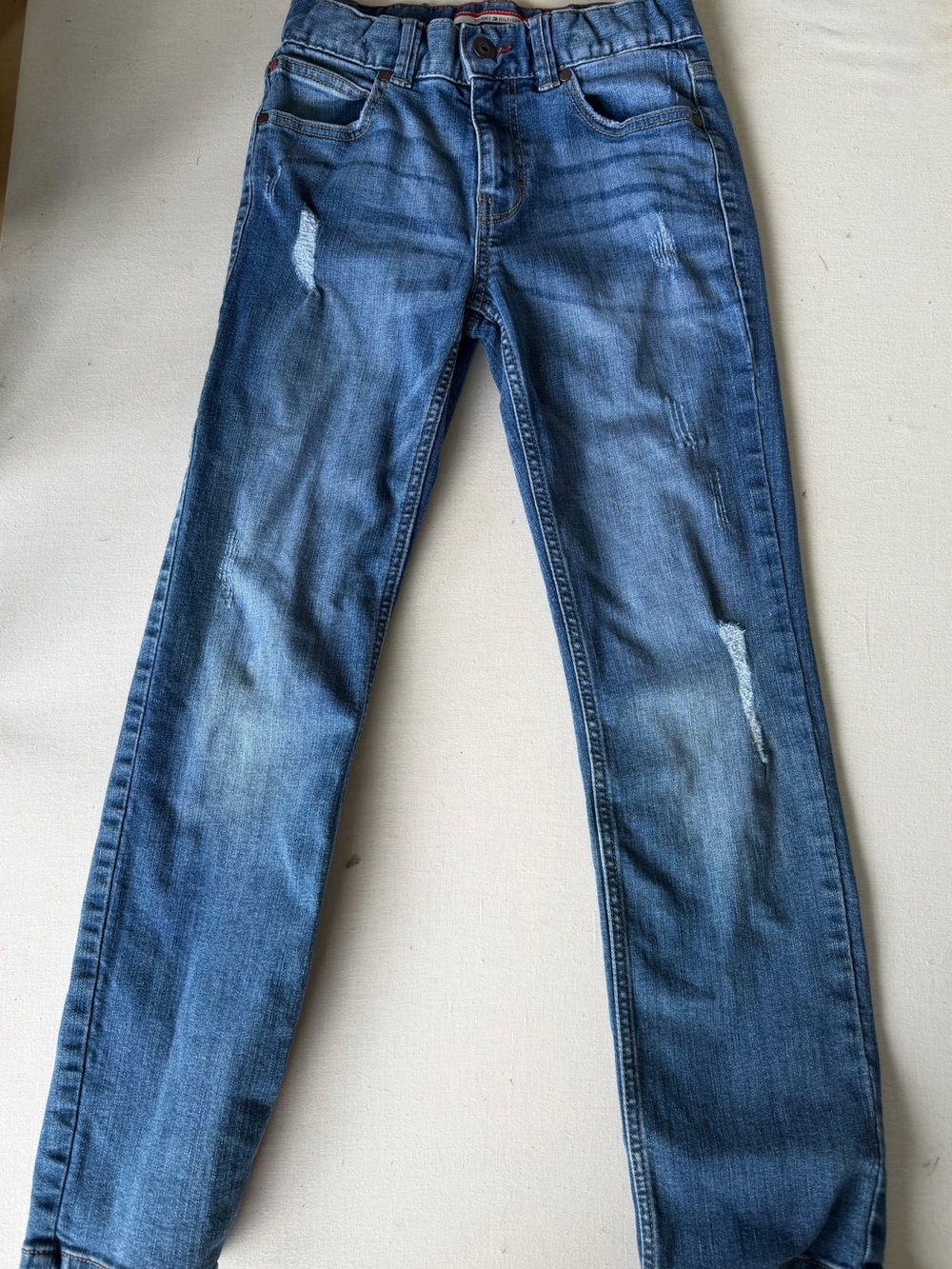Tommy Hilfiger Kids Light Blue Distressed Jeans